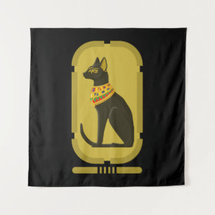 Bastet Ancient Egypt Goddess Tapestry