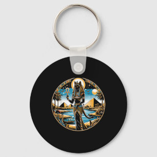 Bastet Cat Goddess Ancient Egypt Egyptian Mytholog Key Ring