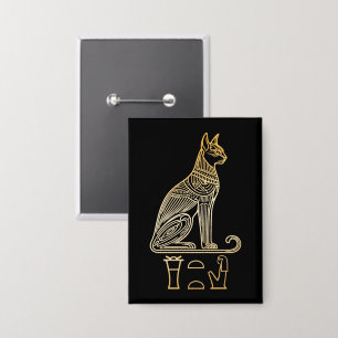 Bastet, Egyptian Cat Goddess. Name in hieroglyphs