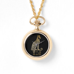 Bastet, Egyptian Cat Goddess. Name in hieroglyphs Watch