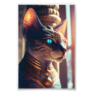 Bastet Egyptian Cat Goddess Photo Print