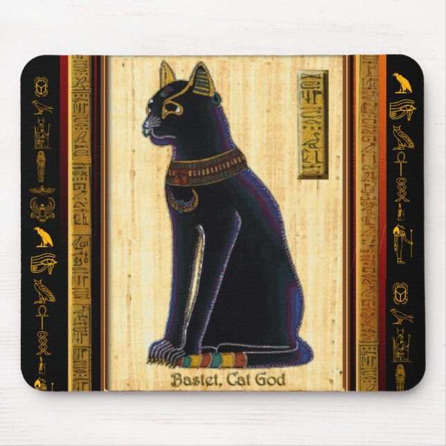 BASTET Egyptian Cat Mouse Pad (Front)