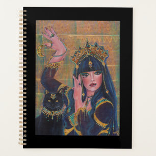Bastet Egyptian Goddess art by Renee Lavoie Planner