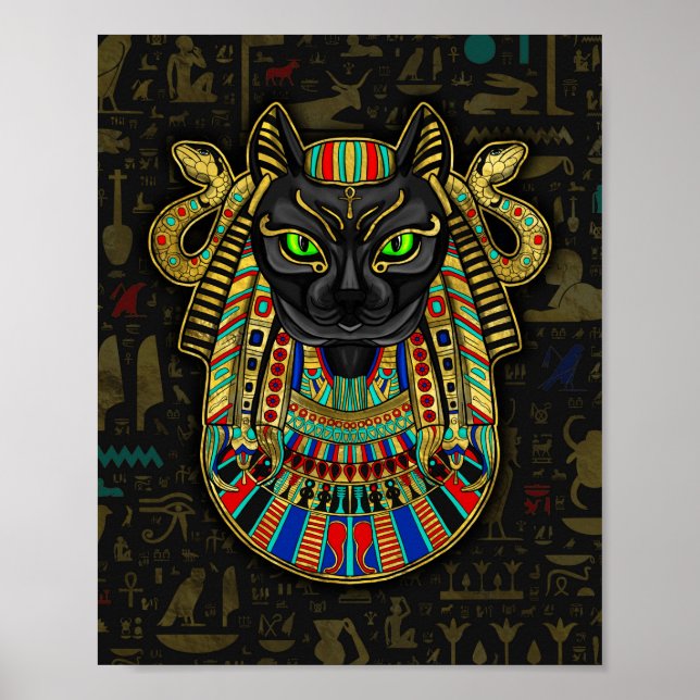 Bastet Egyptian Goddess Poster (Front)