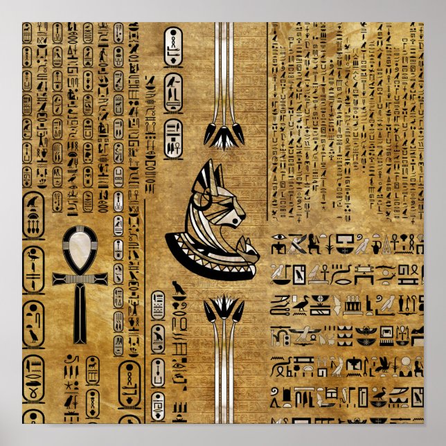 Bastet - Egyptian Goddess Poster (Front)