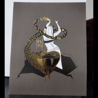 Bastet the Cat Goddess Foil Prints