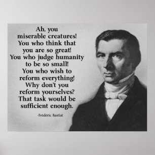 Bastiat Reform Poster