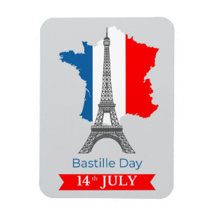 Bastille Day (14th July) Magnet