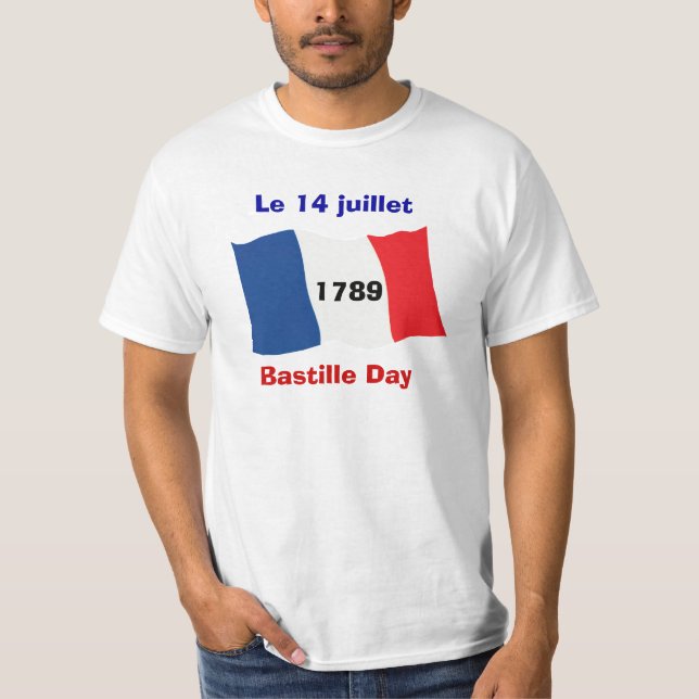 Bastille Day, 14th July, Storming of the Bastille T-Shirt (Front)