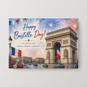 Bastille day Arc de triomphe Paris France firework