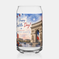 Bastille day Arc de triomphe Paris France firework