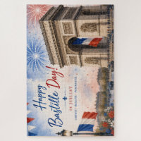 Bastille day Arc de triomphe Paris France firework