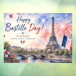 Bastille Day Eiffel Tower River Seine fireworks