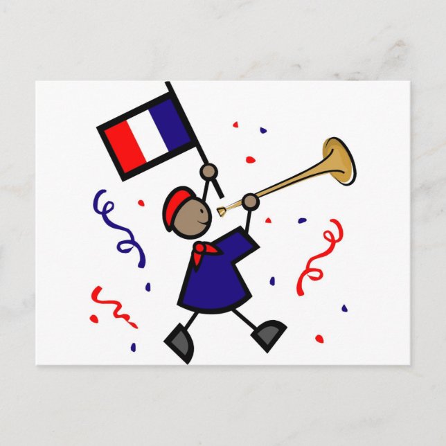Bastille Day Gifts and Tees (8) Postcard (Front)