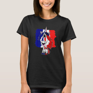 Bastille Day Happy 14th July Unicorn French Flag T-Shirt
