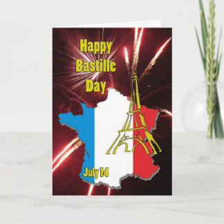 Bastille Day July 14 Card