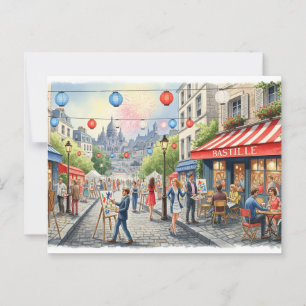 Bastille Day  Postcard