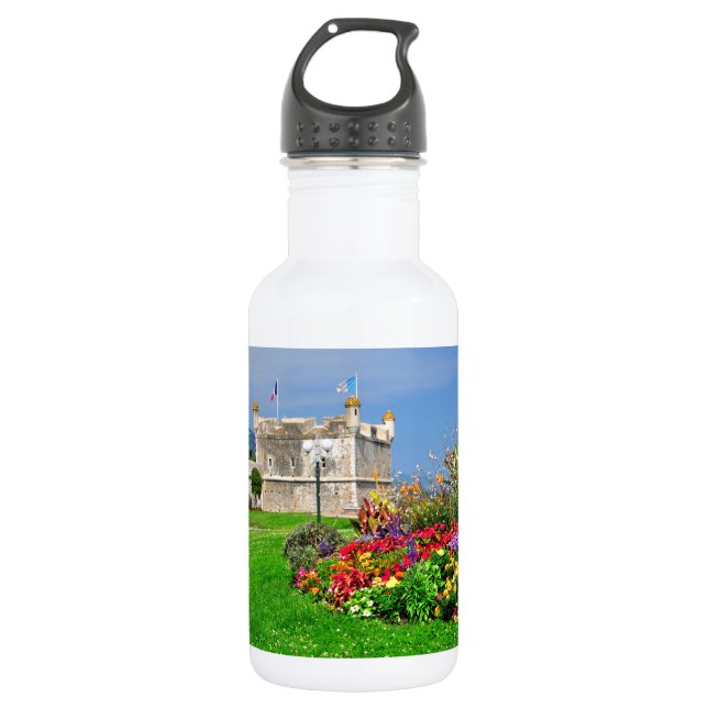 Bastion of Menton in France 532 Ml Water Bottle (Front)