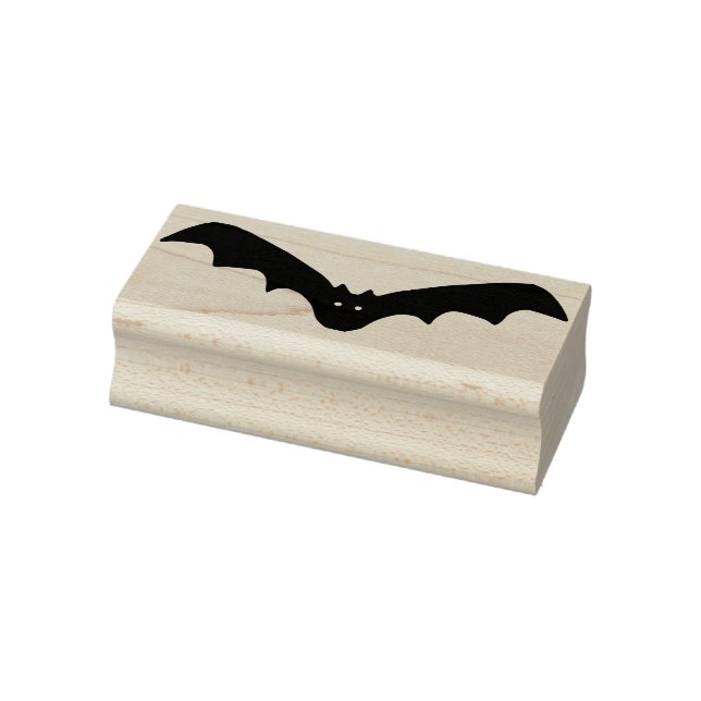 Bat 6 silhouette art stamp (Stamp)