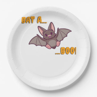 Bat A Boo Cute Bat Paper Plate