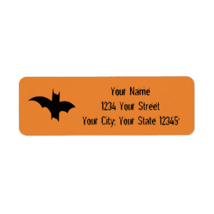 Bat Address Label Return Address Label
