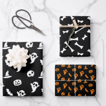 Bat and Ghost Halloween Pattern 