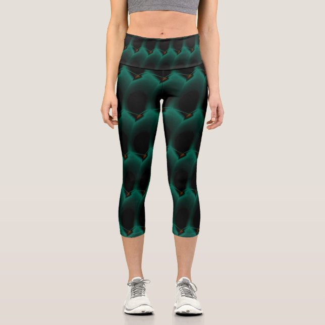 Bat Army Capri Leggings (Front)