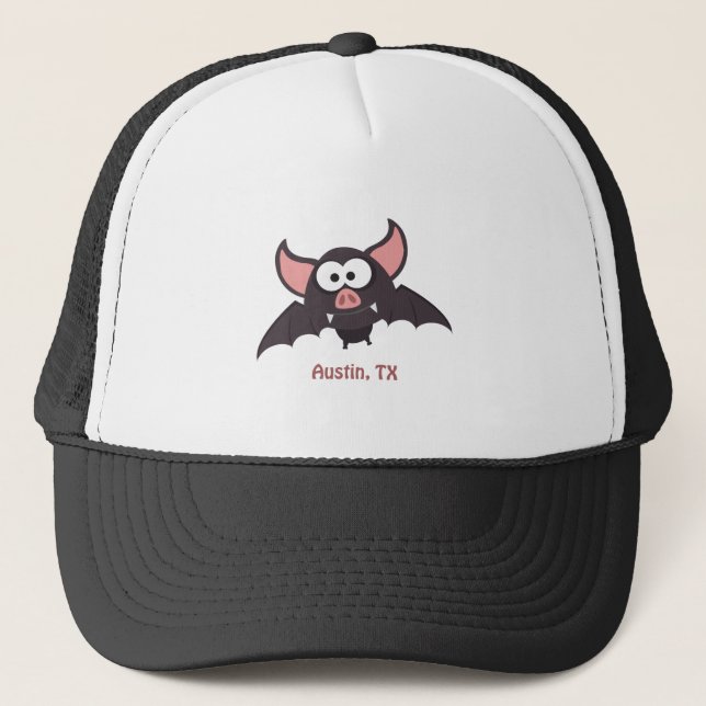 Bat - Austin, Texas Trucker Hat (Front)