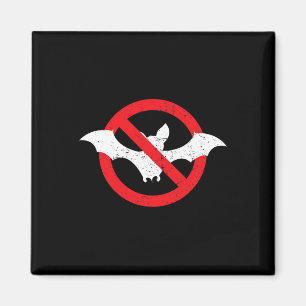 Bat Ban Halloween Vampire Spooky  Magnet