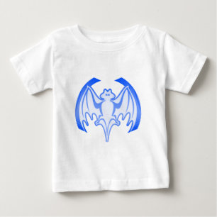 Bat Blue Inv The MUSEUM Zazzle Gifts Baby T-Shirt