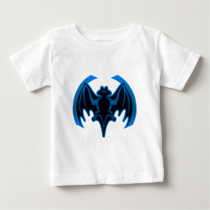 Bat Blue The MUSEUM Zazzle Gifts Baby T-Shirt