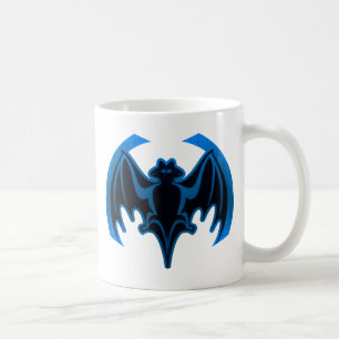 Bat Blue The MUSEUM Zazzle Gifts Coffee Mug