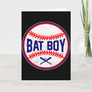 Bat Boy Baseball Positions Team Designer S T Shirt Card