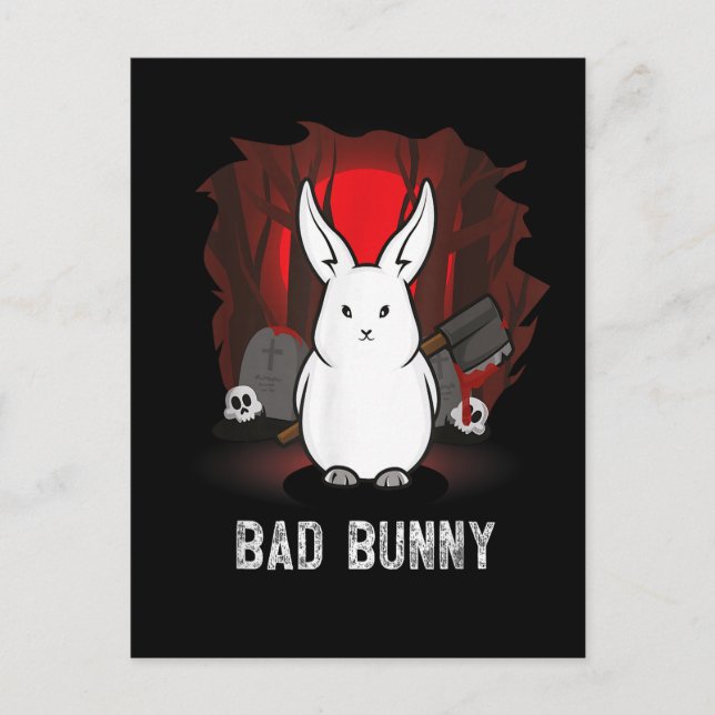  Bat Bunny Postcard (Front)