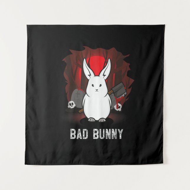  Bat Bunny Tapestry (Front)