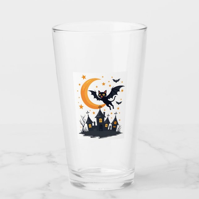 Bat-Cat Flight Patrol Glass (Front)