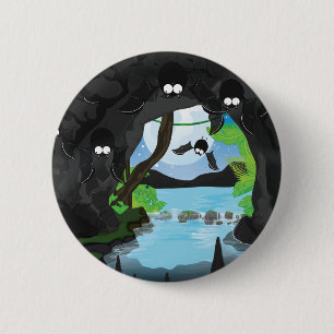 Bat Cave 6 Cm Round Badge