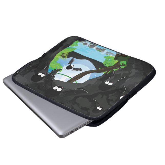 Bat Cave Laptop Sleeve (Front Bottom)