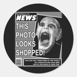 Bat Child Chicanery Classic Round Sticker