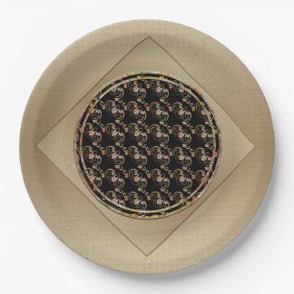 Bat Chinese Symbol Paper Plates