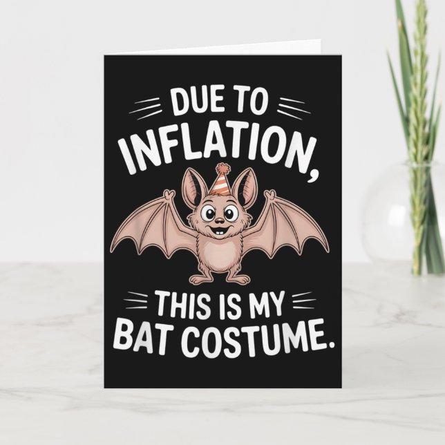 Bat Costume T-shirt_3.png  Card (Front)