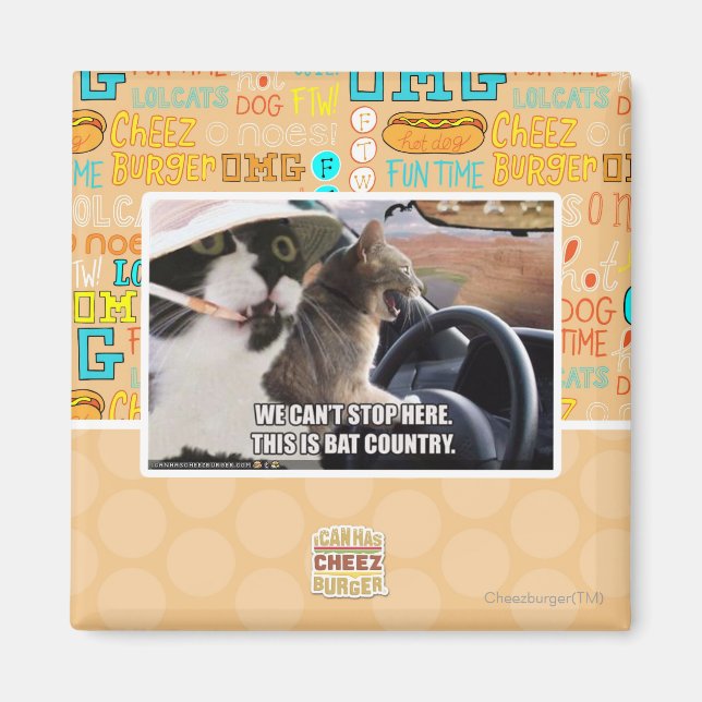 Bat country magnet (Front)