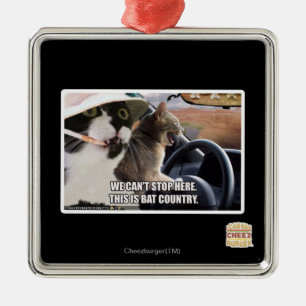 Bat country metal tree decoration