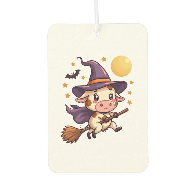 Bat Cow at Midnight Car Air Freshener (Front)