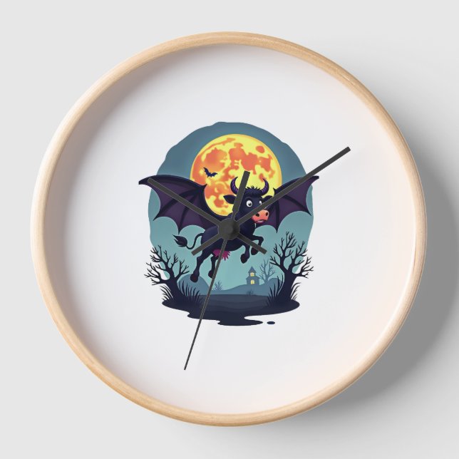 Bat Cow at Midnight Clock (Front)