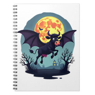 Bat Cow at Midnight Notebook