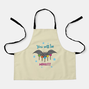 Bat Craving Lollipops - You Will Be Mine Apron