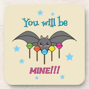 Bat Craving Lollipops - You Will Be Mine Coaster