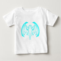 Bat Cyan Inv The MUSEUM Zazzle Gifts