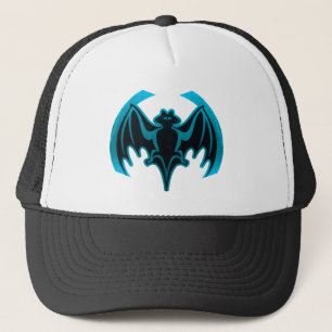 Bat Cyan The MUSEUM Zazzle Gifts Trucker Hat
